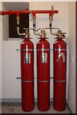 extintores rojos